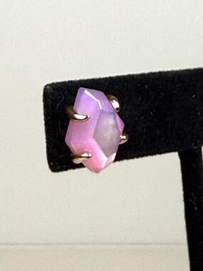 Kendra Scott Inaiyah Gold Stud Earrings In Red Mother Of Pearl